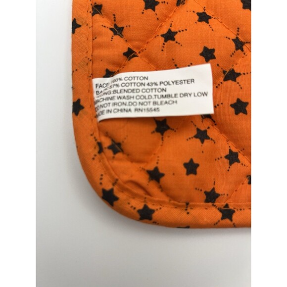 Vintage Happy Halloween/Fall Kitchen‎ Pot Holder Quilted -Witch/Spider - Picture 3 of 4